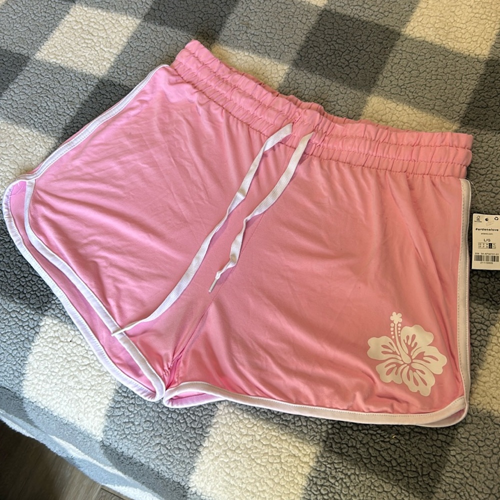Ardene pink PJ sleep shorts